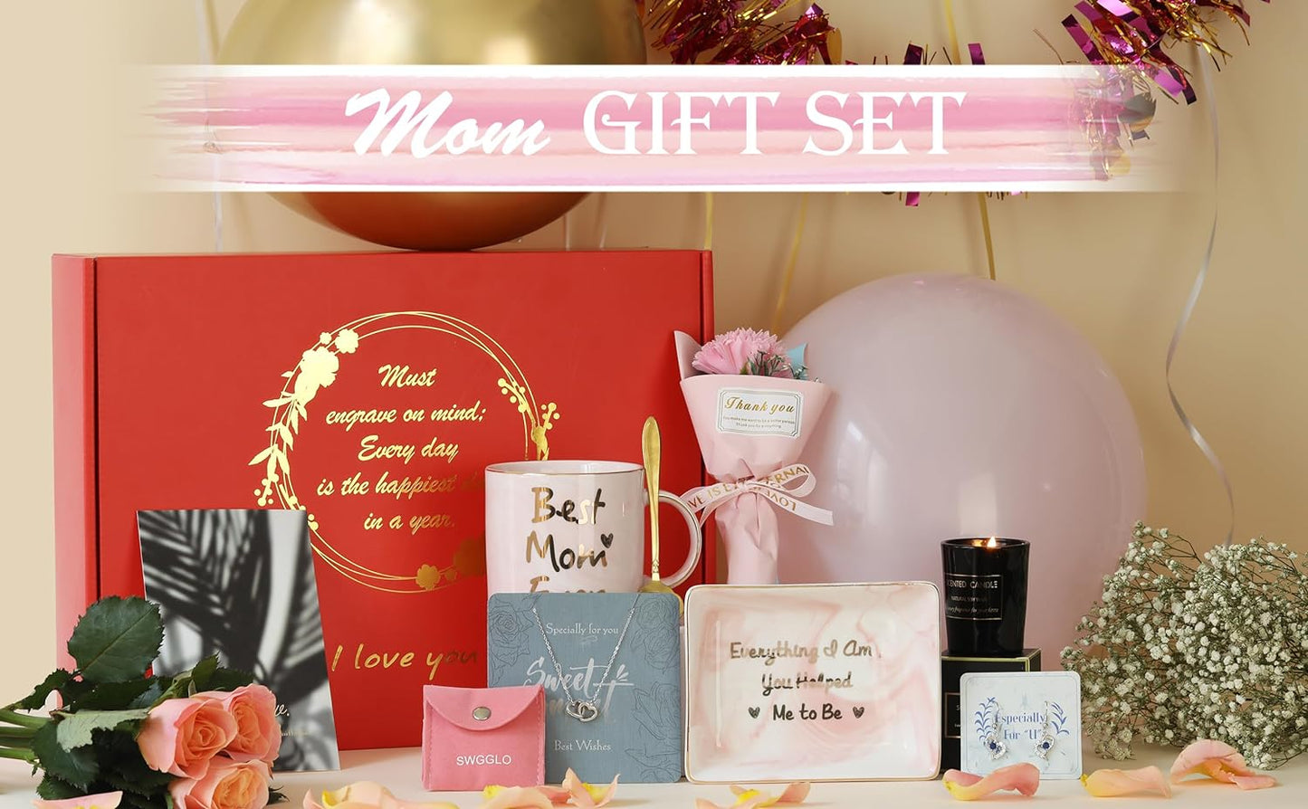 Gifts for Mom - Birthday Gifts for Mom - Mom Gifts - Christmas Gifts for Mom - Mother'S Day Gifts for Mom - Bset Gift Basket for Mom